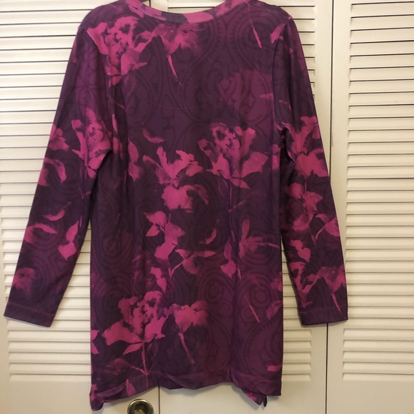 Soft Surroundings NWT Vermillion Reve Long Sleeve Tunic Top-Size Large - Picture 3 of 10